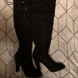 Mossimo Women’s Thigh High Suede Heels/ Boots